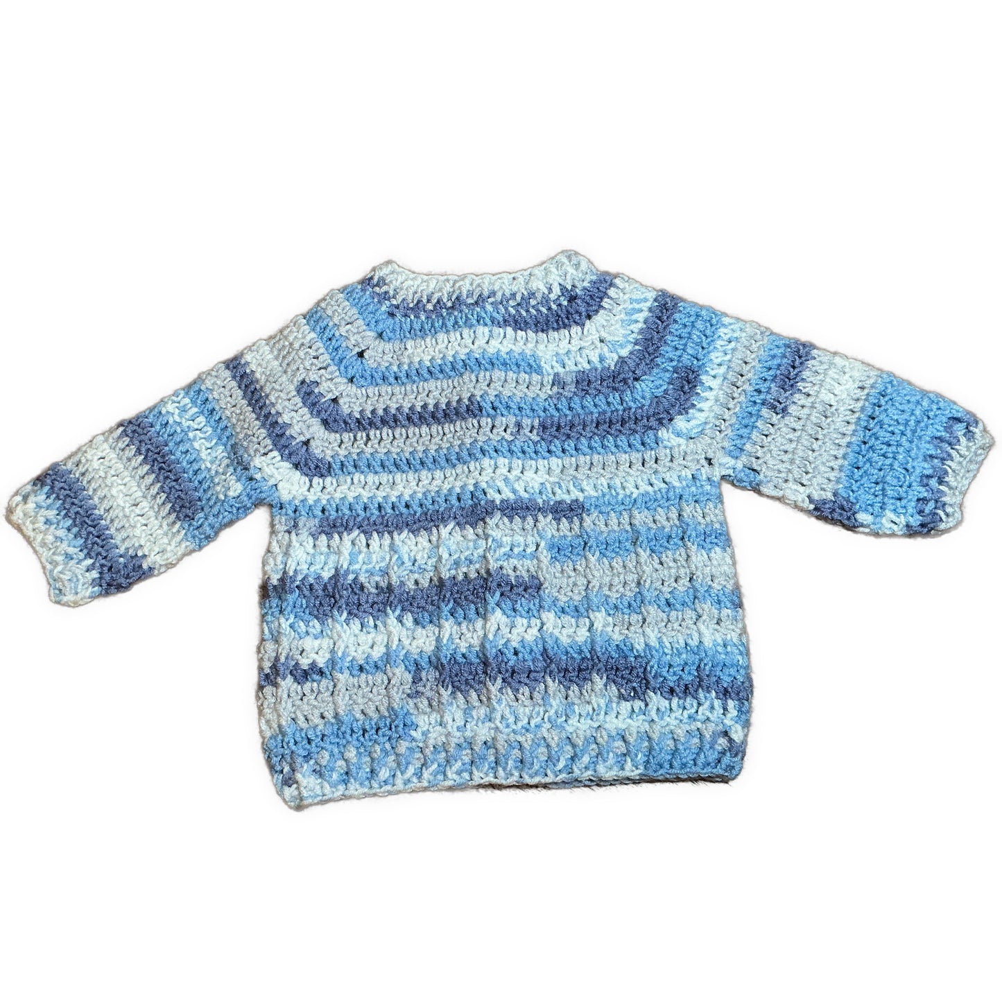 Hand Crocheted “Bambino” Baby Prints Cardigan | 3-6 months - Crocheted by CALA